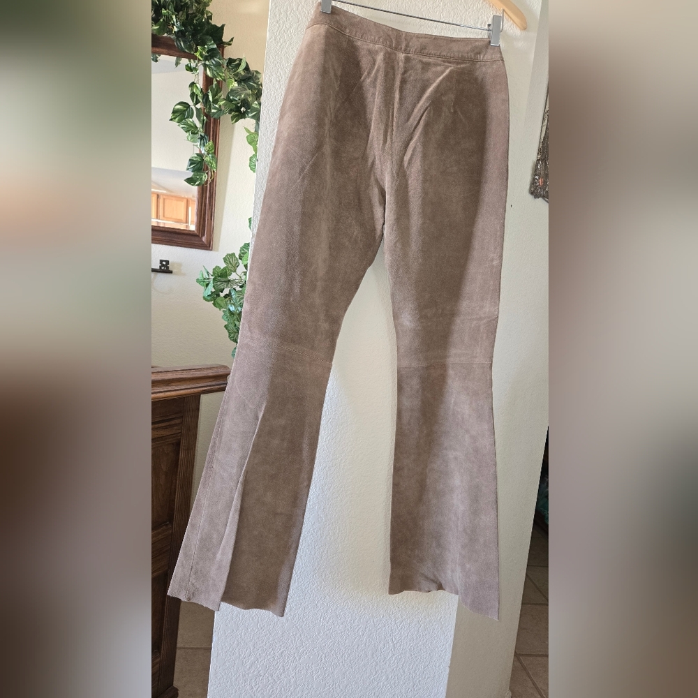 Real Suede Pants By Georgiou Sz 6